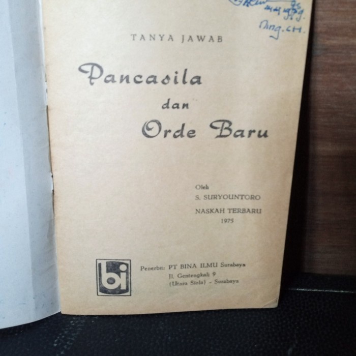 buku tanya jawab Pancasila dan orde baru 36 hal