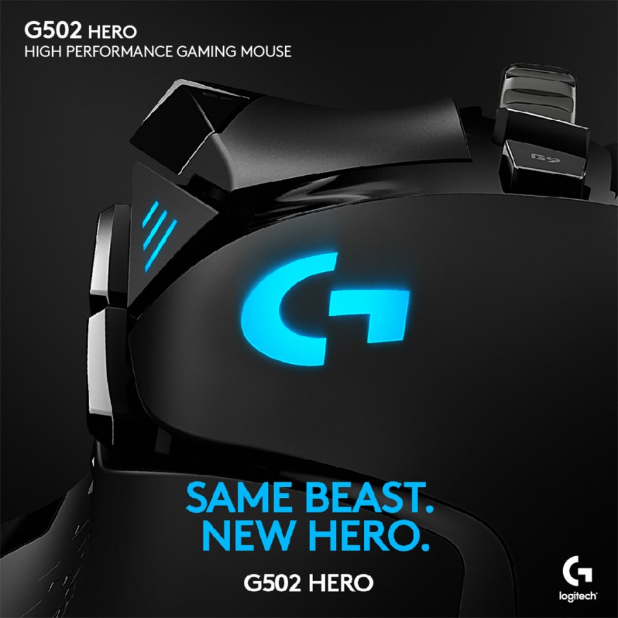 Logitech G502 HERO High Performance Mouse Gaming Wired RGB