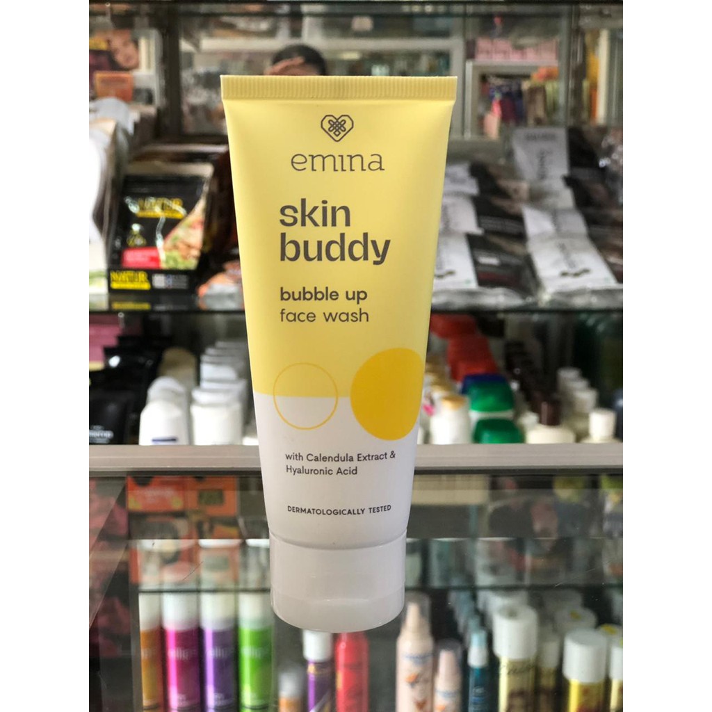 (BISA COD) Emina Skin Buddy Bubble Up Face Wash 60Ml