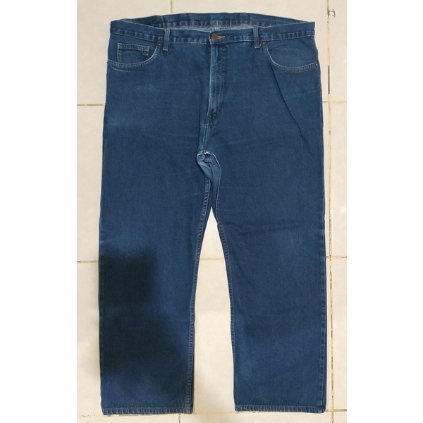Preloved Celana Panjang Jeans Pria Marks & Spencer Original Darkblue Size 42