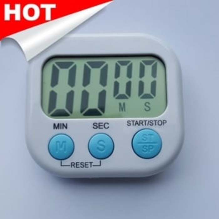 Digital Kitchen Timer Alarm Dapur Masak Clock Stopwatch