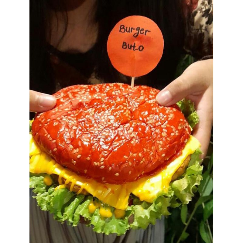 

Roti Burger Jumbo BUTO WARNA WARNI Roti Besar Burger