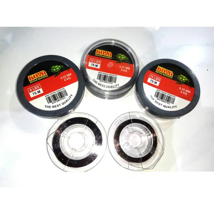 Senar Pancing CAP KUYA CEPUK PANJANG 75 METER Kuat BERKUALITAS DAN AWET Bisa Grosir Murah