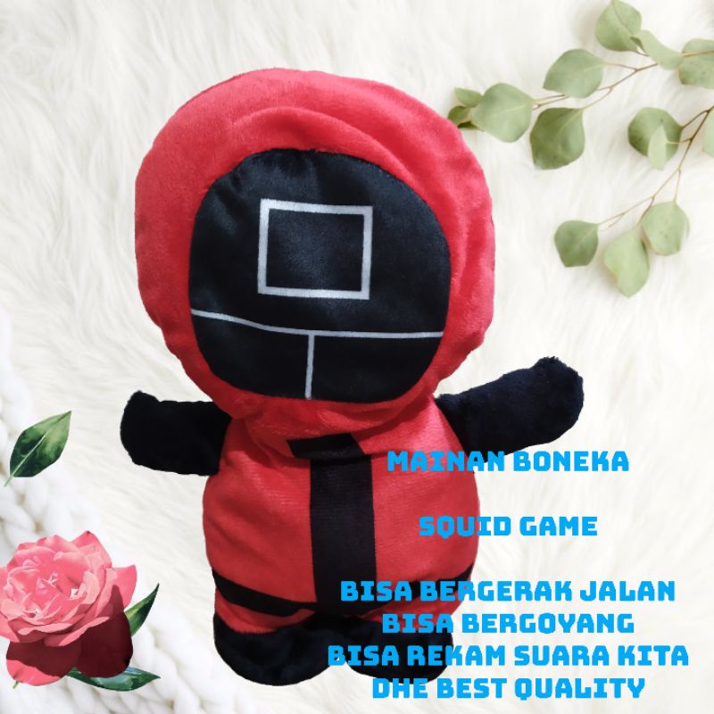 Boneka Anak Squid Game Korea New Jumbo Bisa Jalan Rekam Suara 24 Lagu Kesayangan Anak