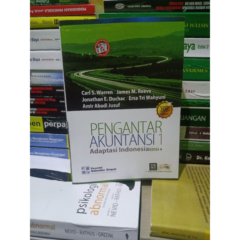 Jual PENGANTAR AKUNTANSI 1 ADAPTASI DI INDONESIA EDISI 4 BY CARL S ...