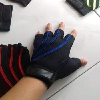 TERMURAH !! Sarung Tangan Motor Setengah Jari (Half Finger) ( RANDOM WARNA )