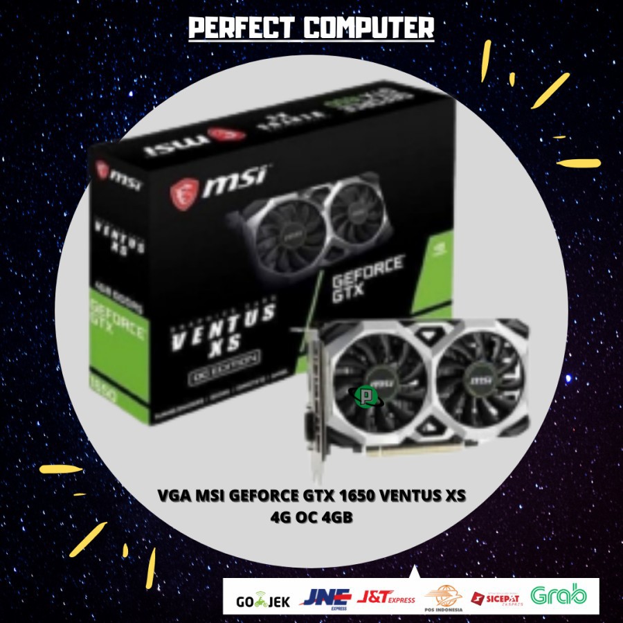 MSI GTX 1650 VENTUS XS OC EDITION GTX1650 4G DDR5