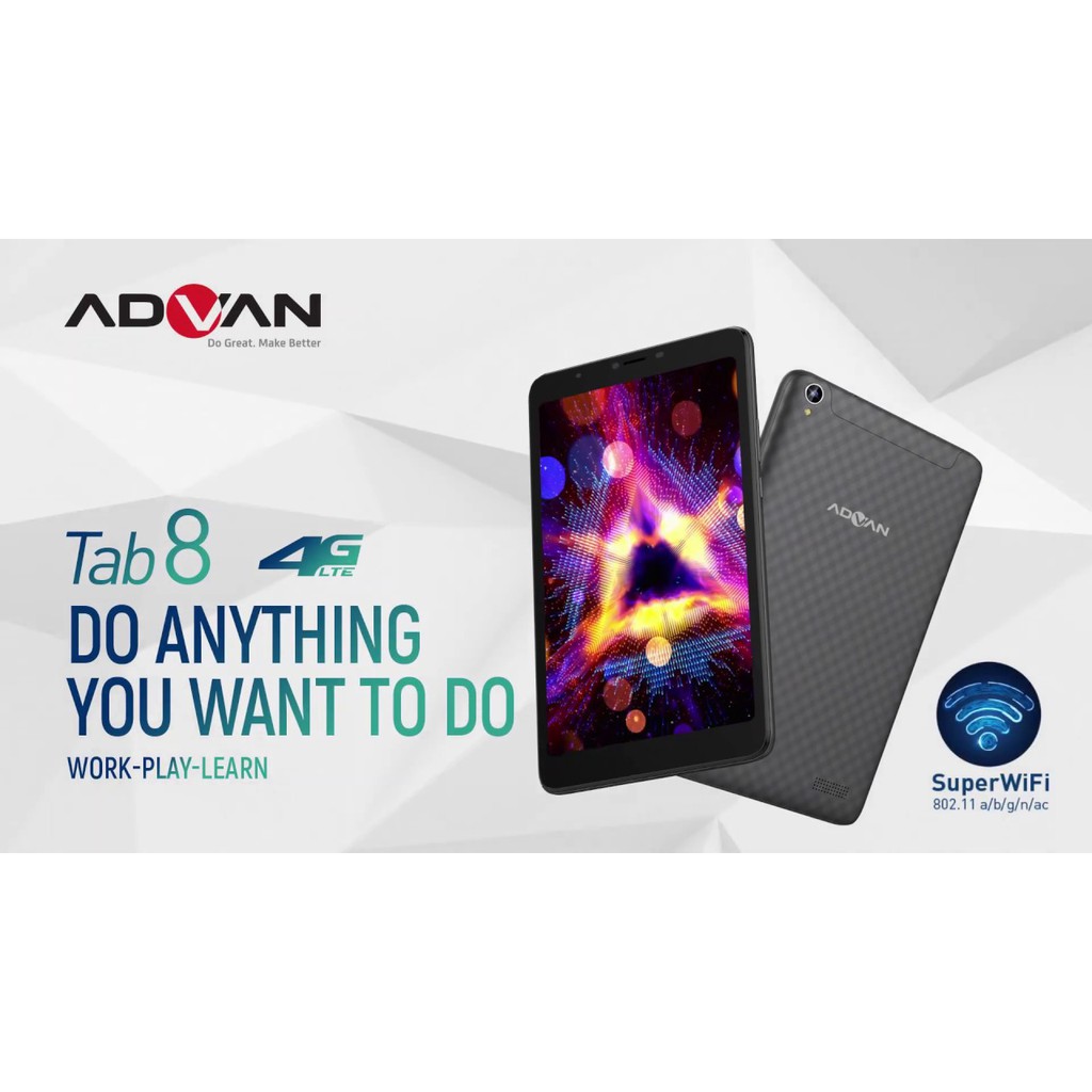 Advan Tab 8 Ram 3GB/16GB Garansi Resmi