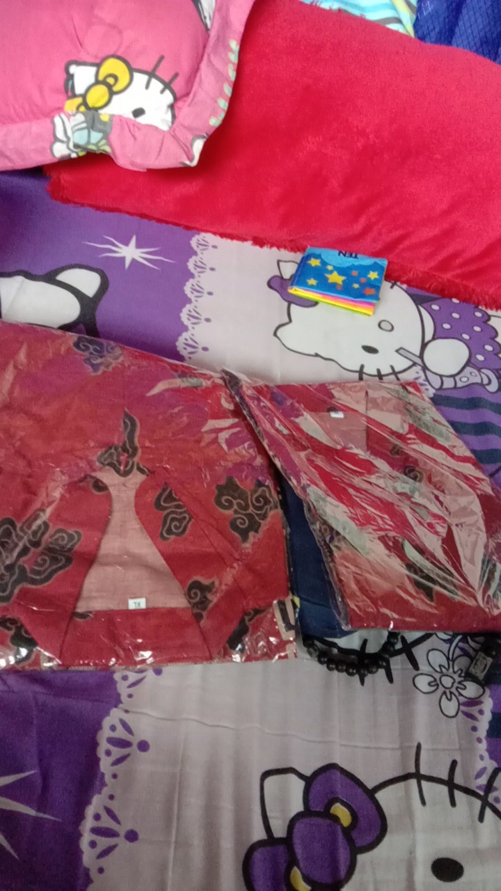 Batik Couple _ Maura Sania Ruffle Batik Couple Ori Ndoro Jowi Dnt Garansi Termurah