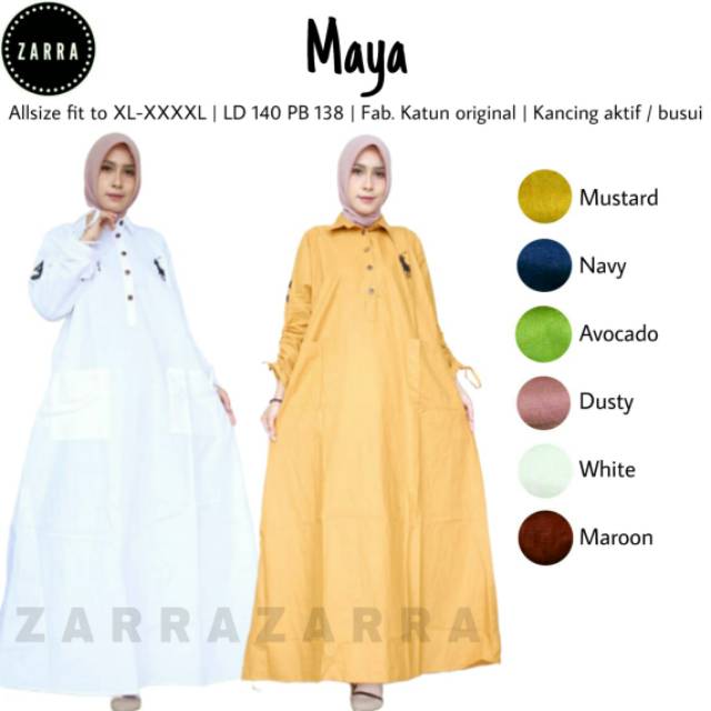 Gamis katun super jumbo ld 140 xxxxxl xxxxl 5L 6L