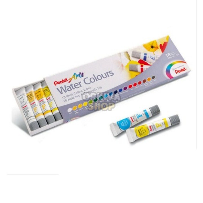 

Cat Air / Cat Air Pentel/Pentel Arts Water Colours WFRS-18 (18 Warna)