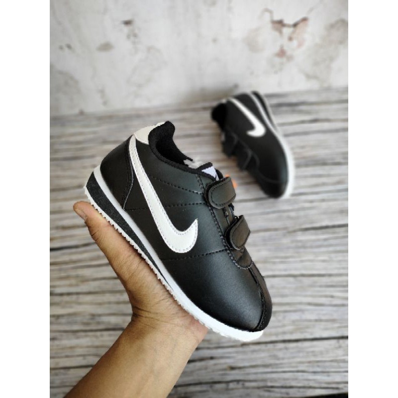 SEPATU ANAK NIKE CORTEZ HITAM PREMIUM HIGH QUALITY SEPATU HITAM ANAK