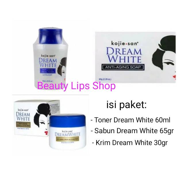 Original Paket Kojisan/ Kojiesan Dream White 3 in1 (Size Kecil)