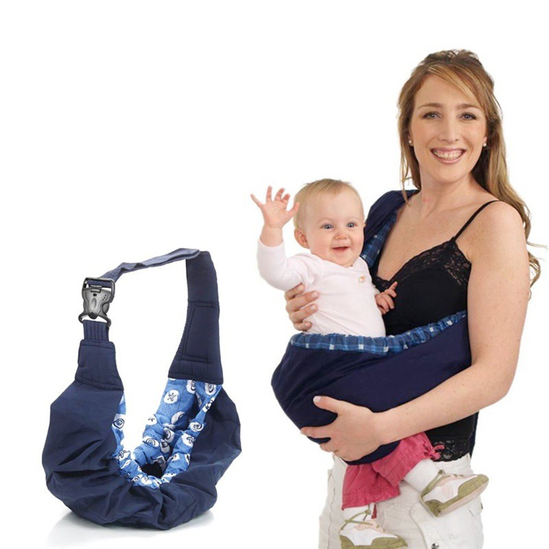 baby in carrier bag