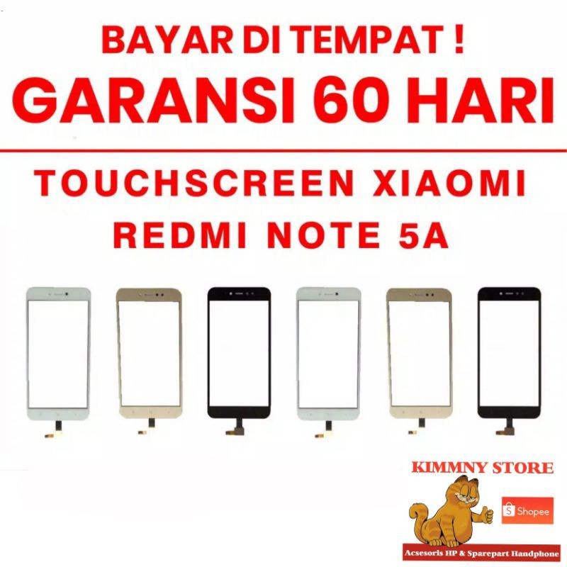 TOUCHSCREEN TOUCH SCREEN TC TS LAYAR SENTUH XIAOMI REDMI NOTE 5A / NOTE 5A PRIME ORIGINAL - Touchscr