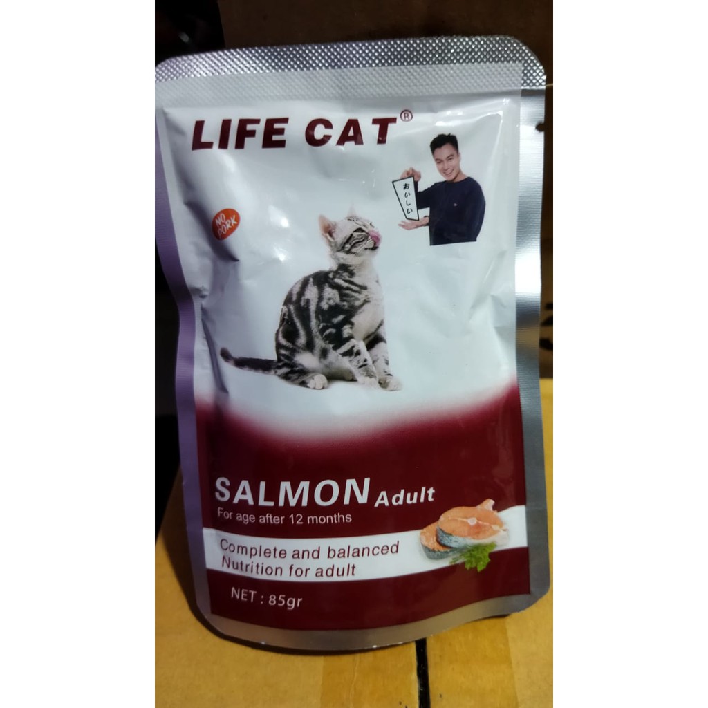 Life Cat Pouch 85 gram makanan kucing basah wet food