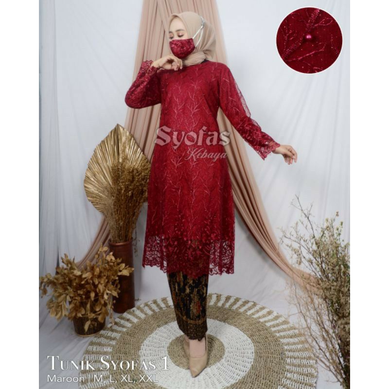 Stelan Kebaya Wanita/Kebaya Modern/Kebaya Wisuda/DFS