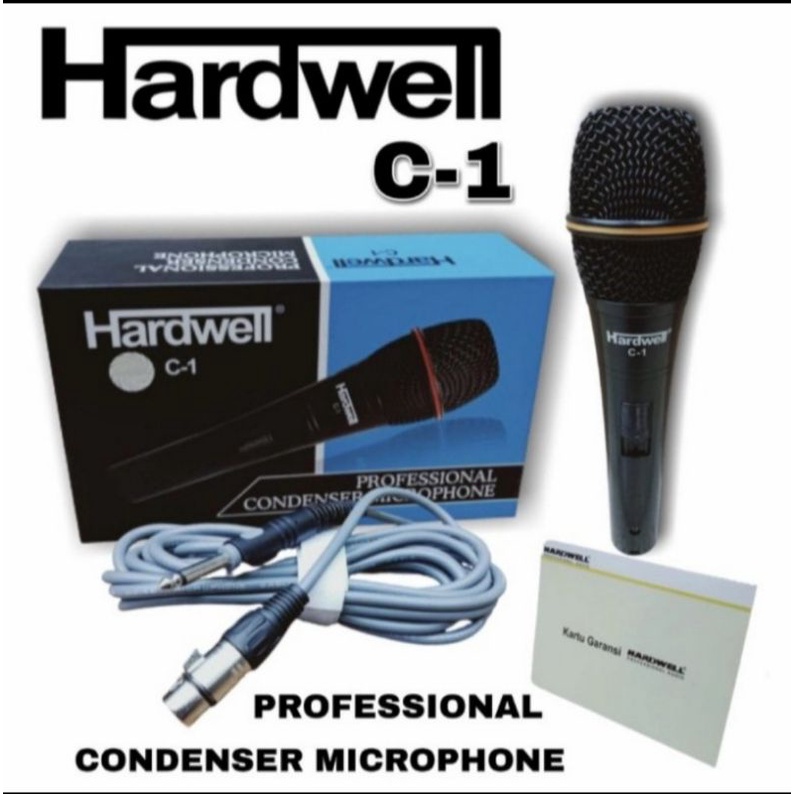 MIC HARDWELL CONDENSER C1 ORIGINAL GARANSI RESMI