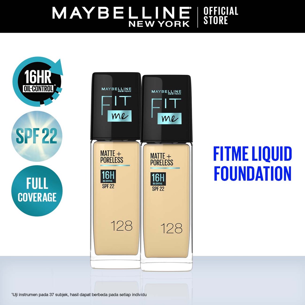 [BUY 1 GET 1] Maybelline Fit Me! Matte+Poreless Liquid Matte Foundation
- 128 Warm Nude