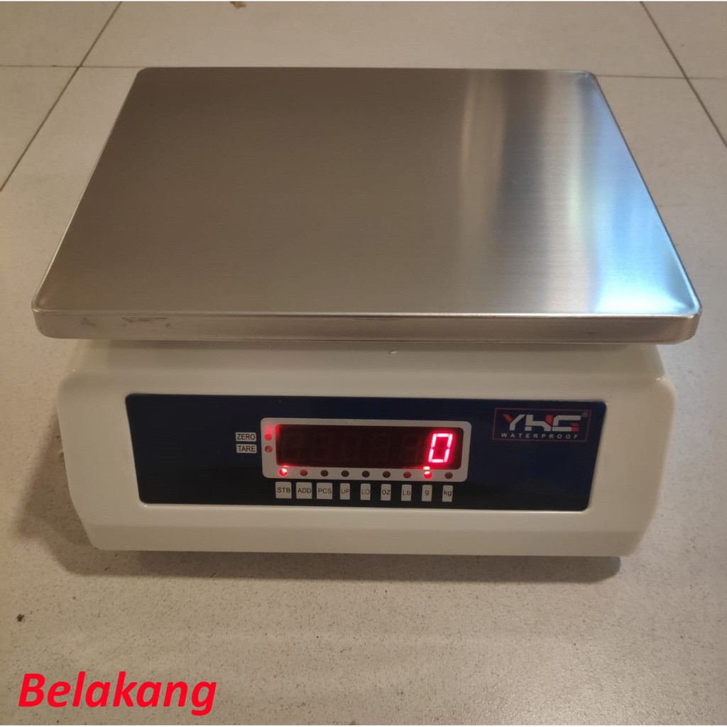 Timbangan Digital Anti Air Waterproof Scale Stainless YHG S1 15kg 30kg