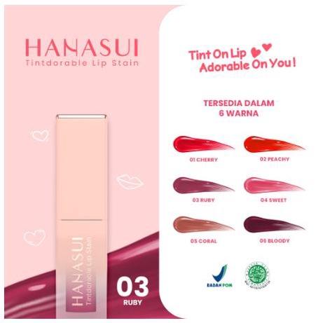 Hanasui Tintdorable Lip Stain - Lip Tint