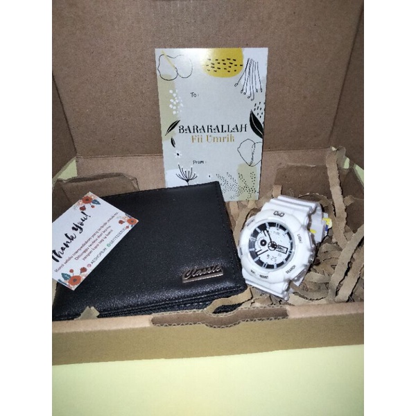 

hampers dompet + jam