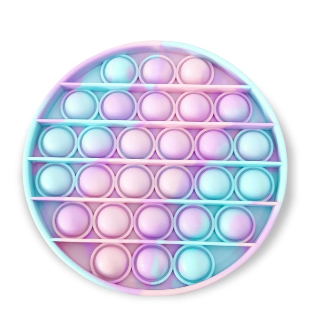 BUBBLE POP IT FIDGET TOY RAINBOW || MAINAN EDUKASI ANAK KARAKTER PUSH POP IT-3