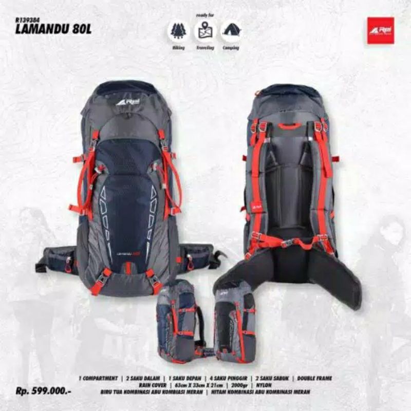CARRIER REI LAMANDU 80L