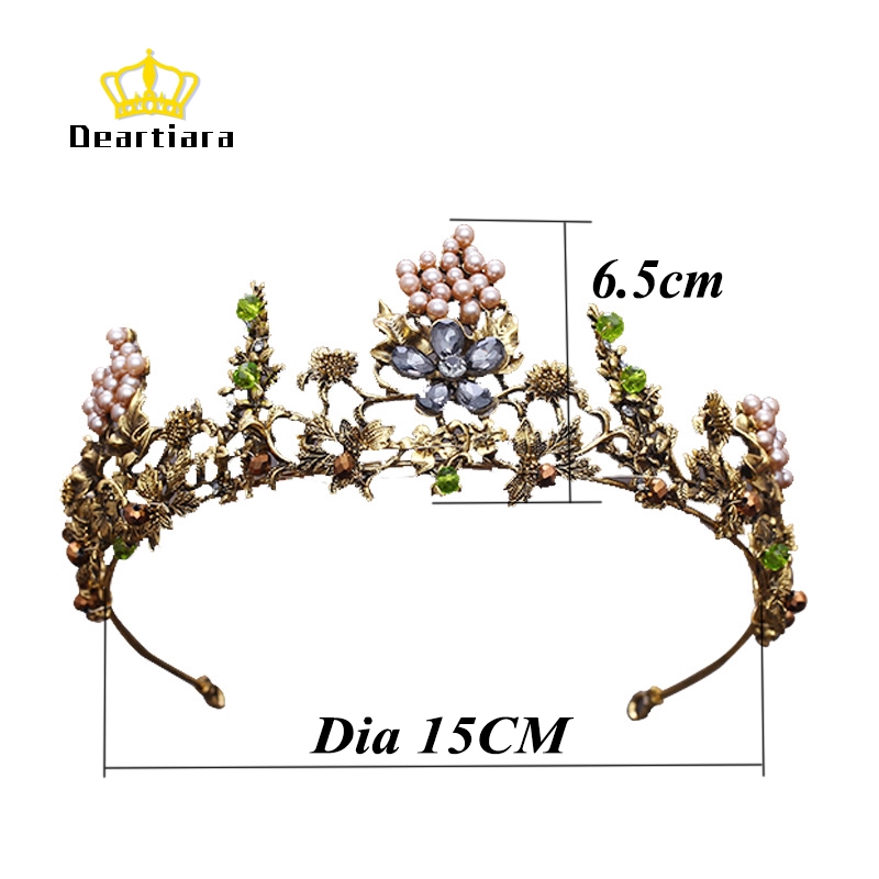 Aksesoris Pesta Pernikahan Tiara Mahkota Bunga
