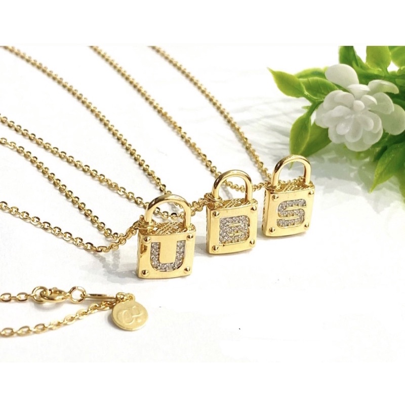 Kalung huruf emas asli alphaglitz kadar 375/8karat fashion edition
