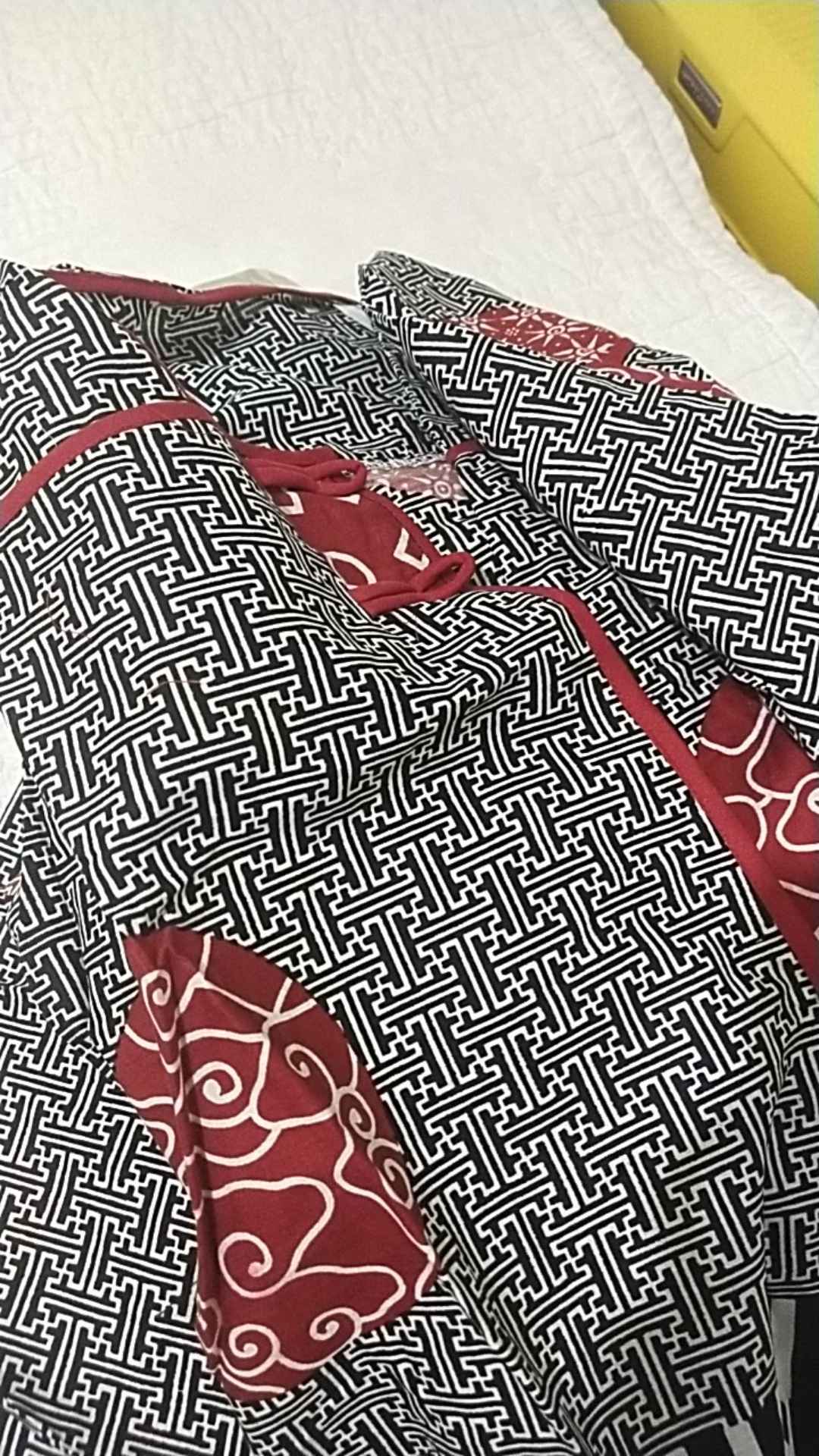 Blouse Batik Wanita Kombinasi Merah Hitam - Atasan Batik Wanita Moden Size S M L Xl Xxl 3l 4l 5l