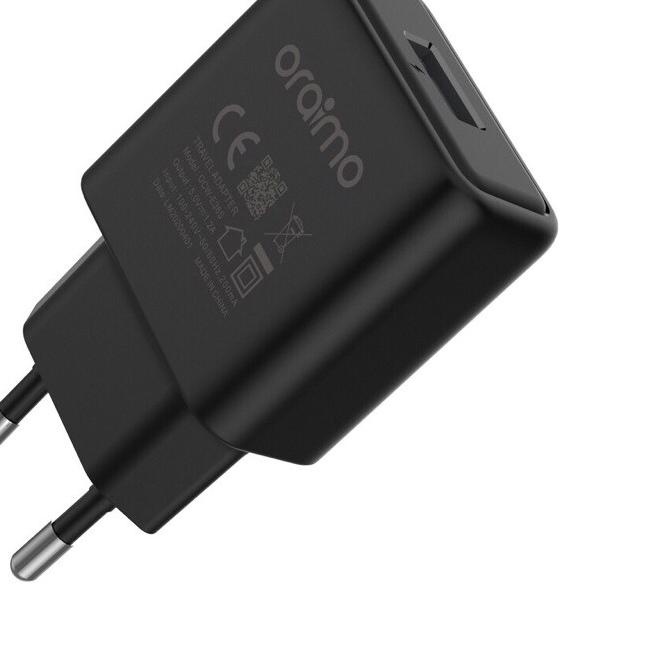 ➣ Oraimo Compact Charger Fast Charging dengan Kabel Micro USB Iphone / Android OCW-E36S ◄