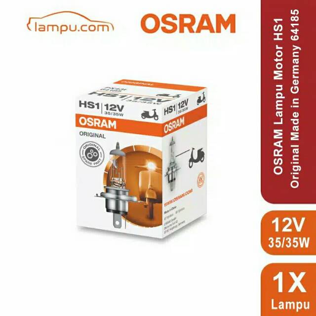 Osram Lampu Motor Headlamp HS1 - 64185 - Cocok u/ Motor Vixion,