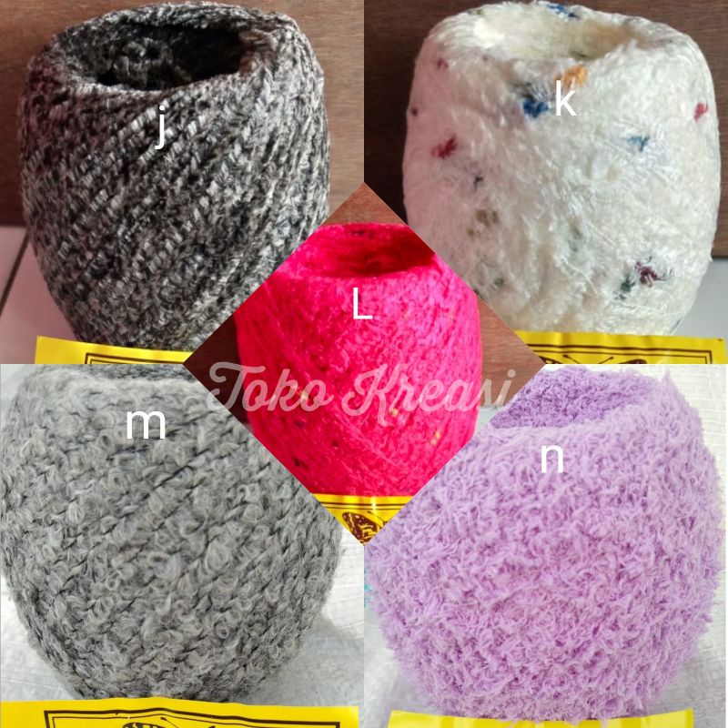 Fancy yarn acrylic / benang handuk / benang rajut