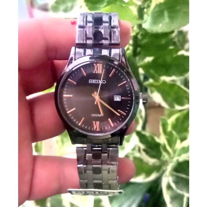 Jam Tangan Pria Baja anti Karat Realpick Free bok