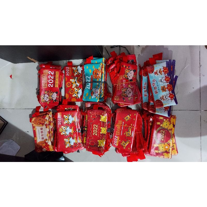 Dompet Angpao Imlek Chinese New Year Tahun 2021 BTS Baby BT21 Kpop Shio kerbau Kebo Ox Koko Cici