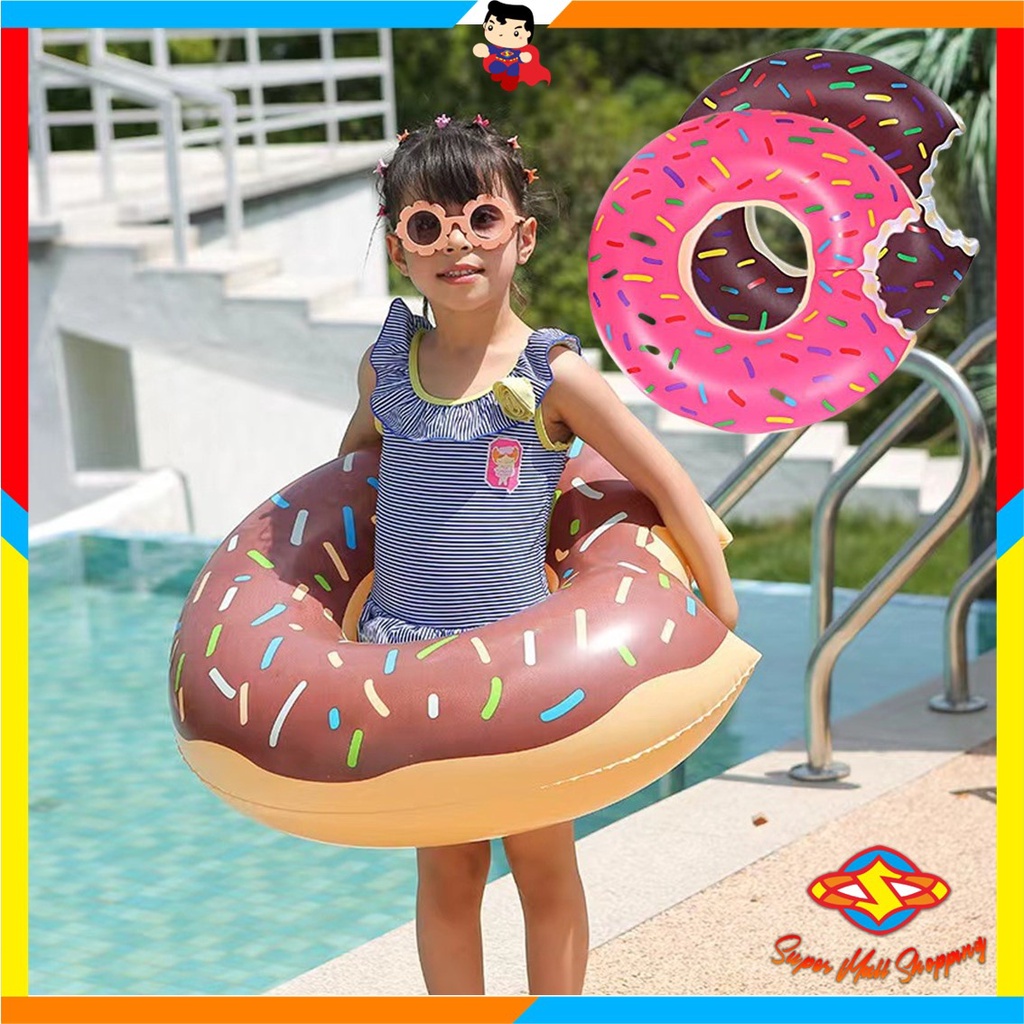 Jual SMS Pelampung Ban Renang Anak Karakter Donut Gigit 70cm Quacker ...