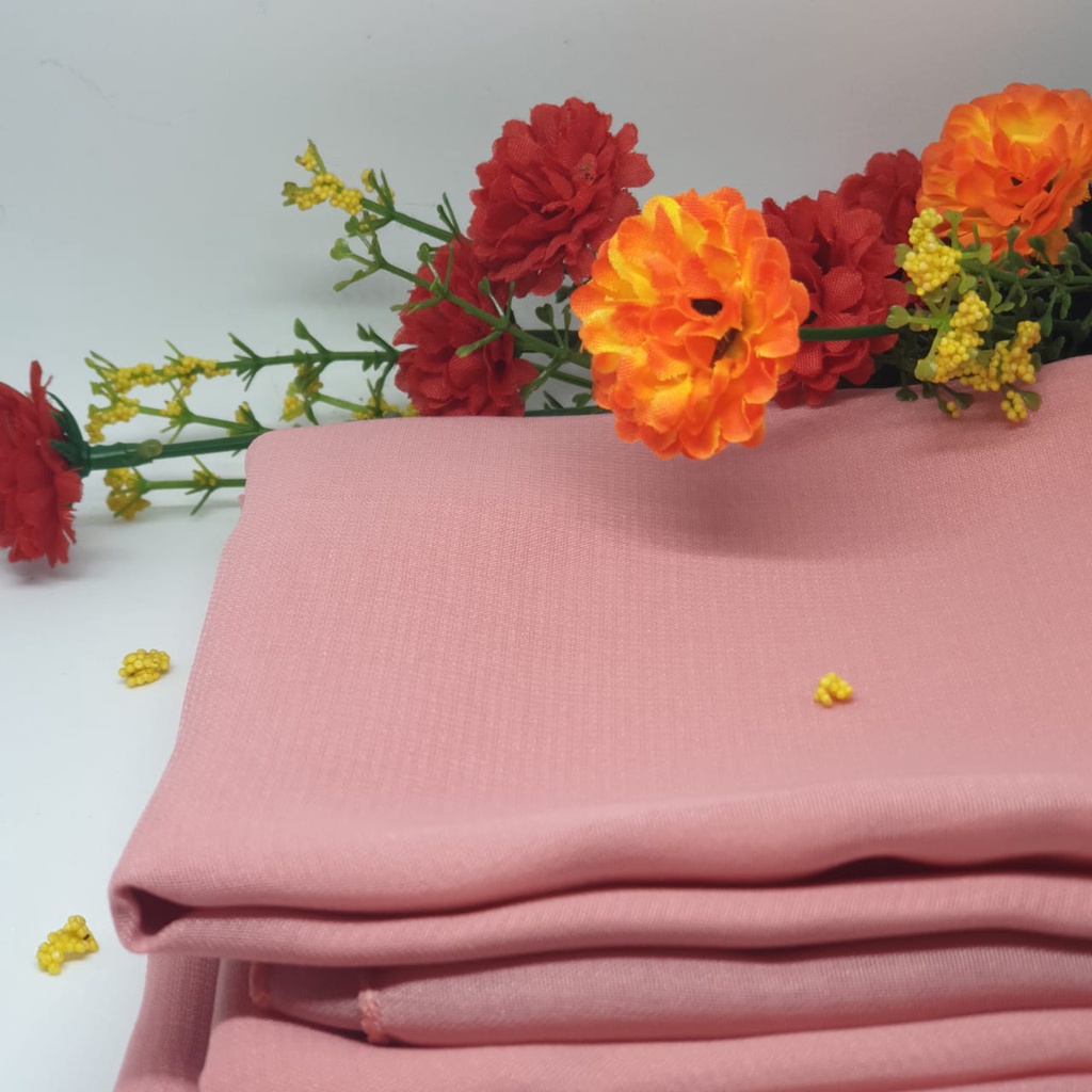 PROMO KERUDUNG SEGI EMPAT BELLA SQUARE / JILBAB MUSLIM / HIJAB SEGI EMPAT POLOS TERBARU-Dusty Pink