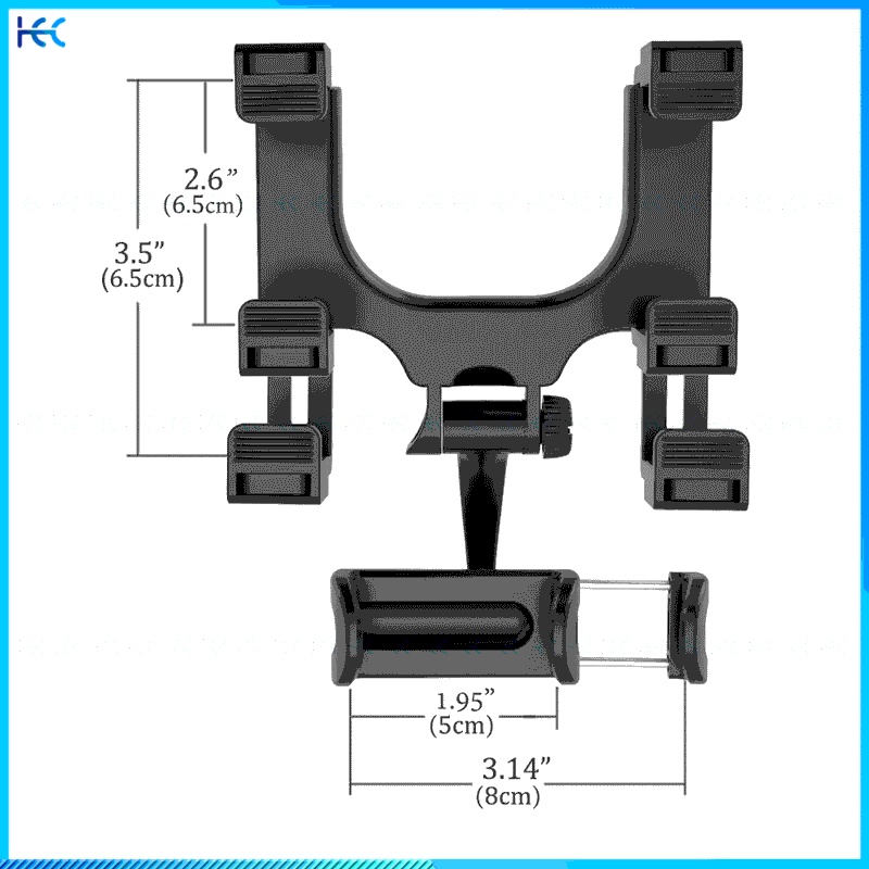 Bracket Dudukan Handphone GPS Universal Rotasi 360 Derajat Untuk Kaca Spion Mobil