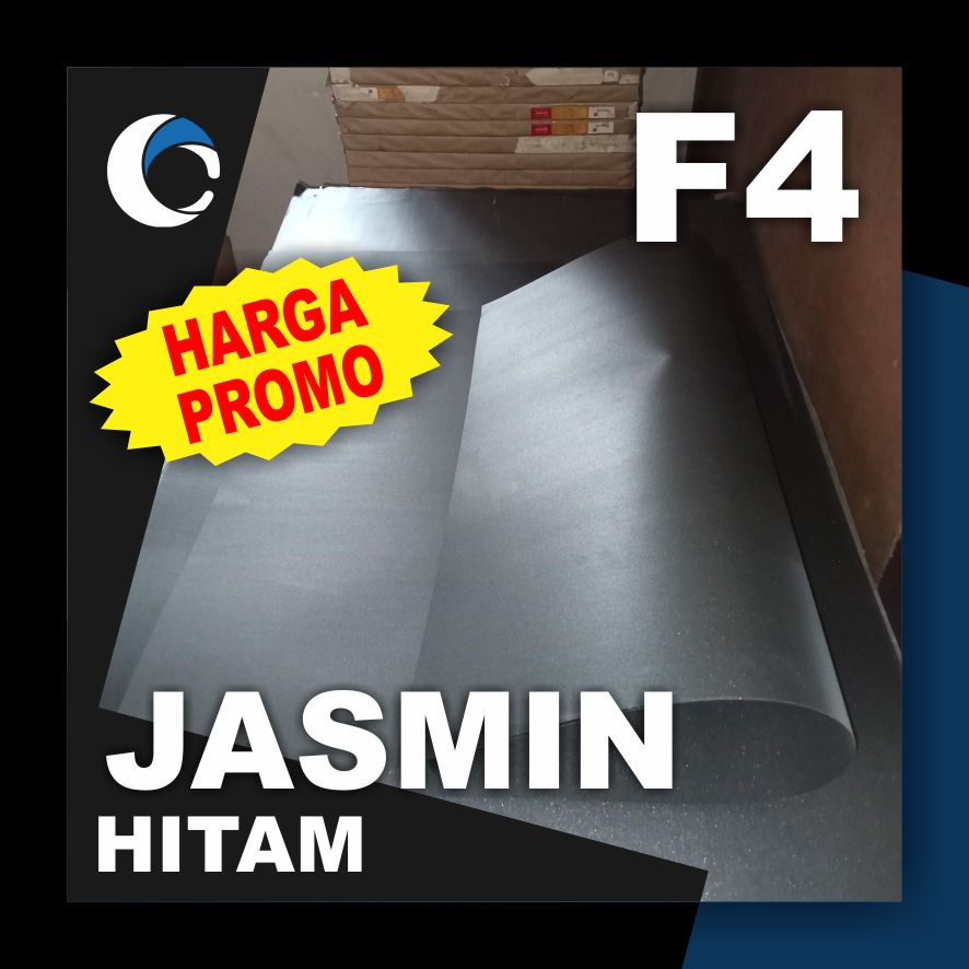 

KERTAS JASMINE HITAM 200 GSM Uk [ F4 / POLIO ] 21.5 cm X 33 cm ( 50 LEMBAR )
