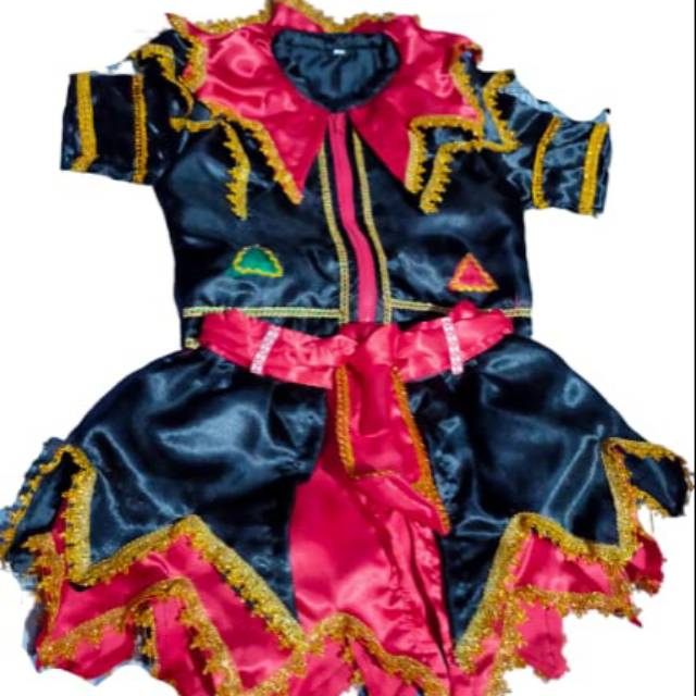 KOSTUM REMPEL 2 / BAJU KESENIAN TARI JATILAN BUTO GEDRUK ANAK ANAK