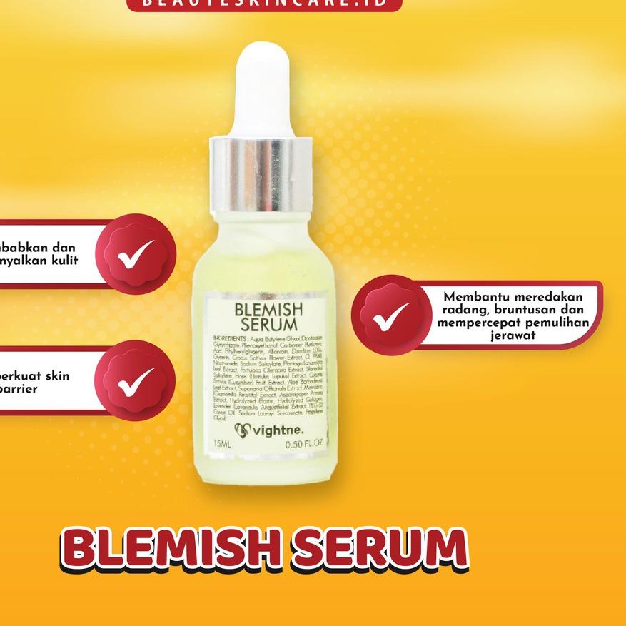 BISA COD ✔️Vavl Beaute - VAVL Vightne BLEMISH SERUM 15 mL by Vivalentine (Serum Wajah Jerawat/Flek)|