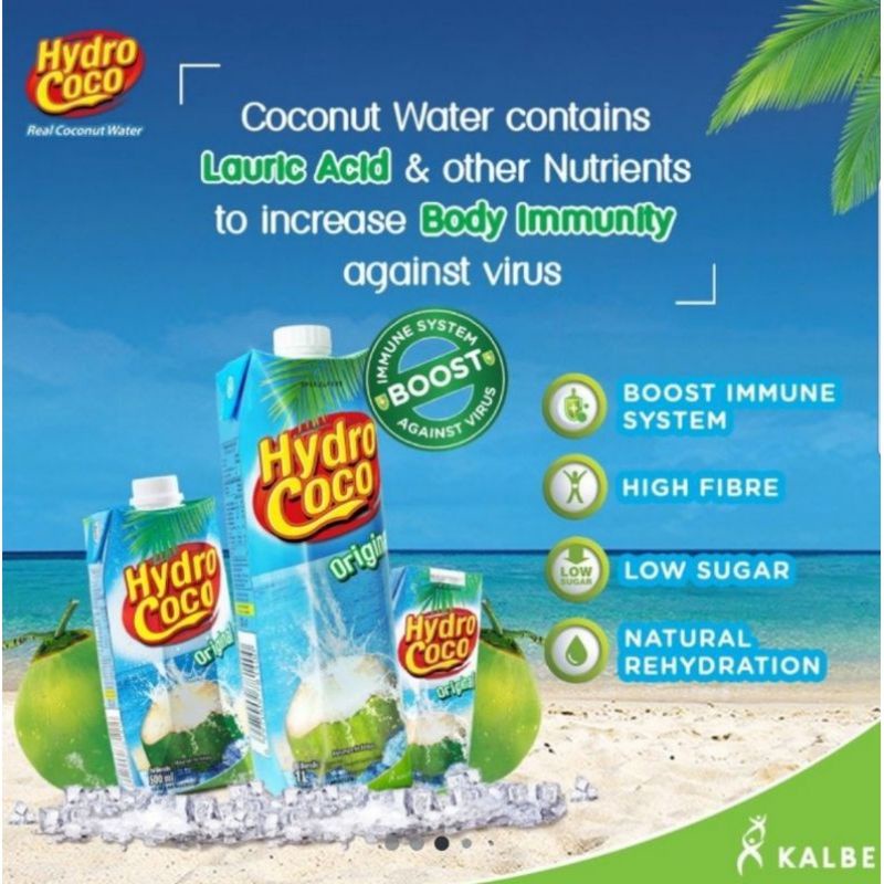 

Hydro Coco Minuman air kelapa 1 liter