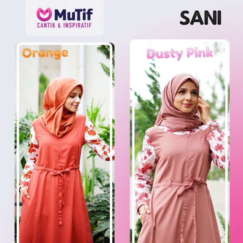 GAMIS MUTIF SANI GAMIS DEWASA GAMIS REMAJA FASHION MUSLIM