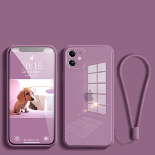 ã€19999ã€'iPhone case macaron color tempered glass phone case