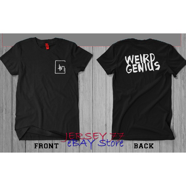 KAOS WEIRD GENIUS T SHIRT EDM REZA ARAP YB AAA CLAN WG