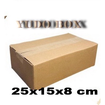 

KARDUS BOX UKURAN 25 X 15 X 8 cm ST