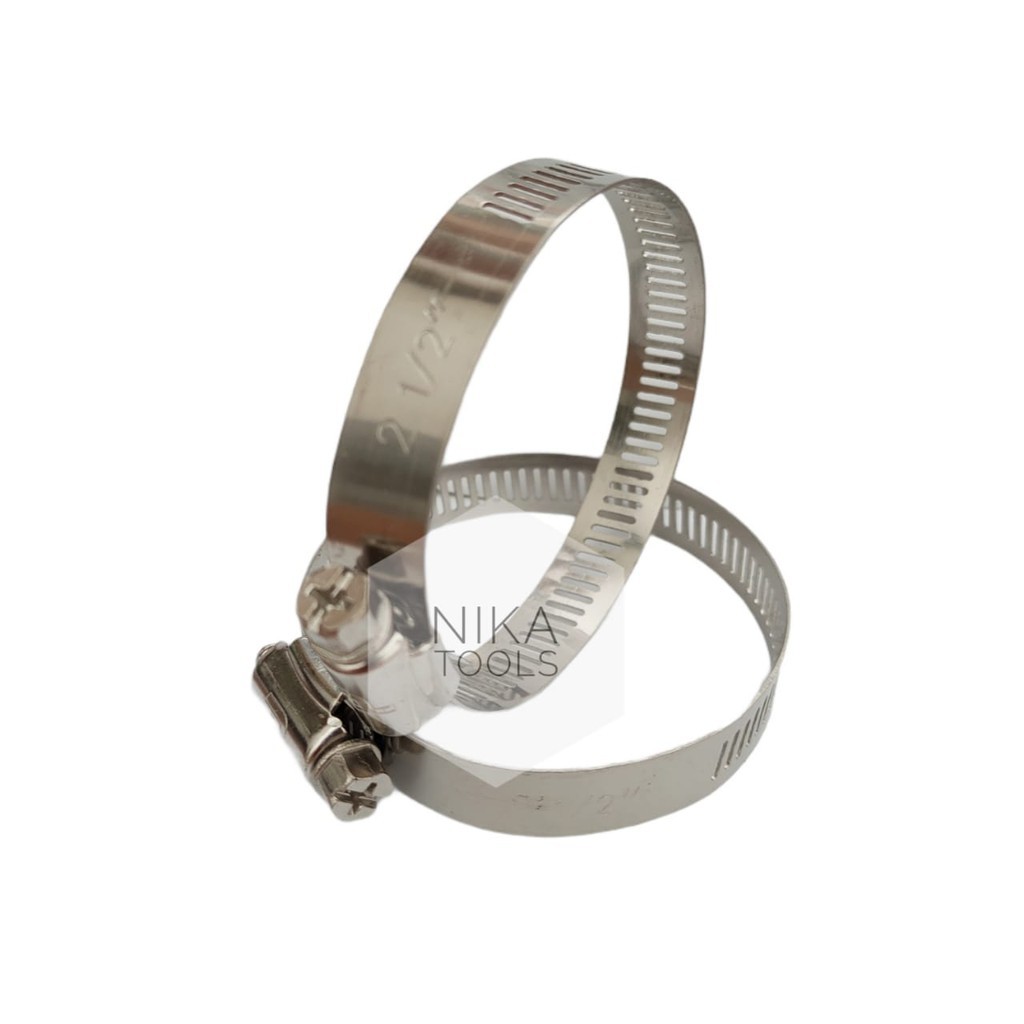 Klem Slang 2&quot;, 2 ½&quot; (Inch) Hose Clamp /Penjepit Selang