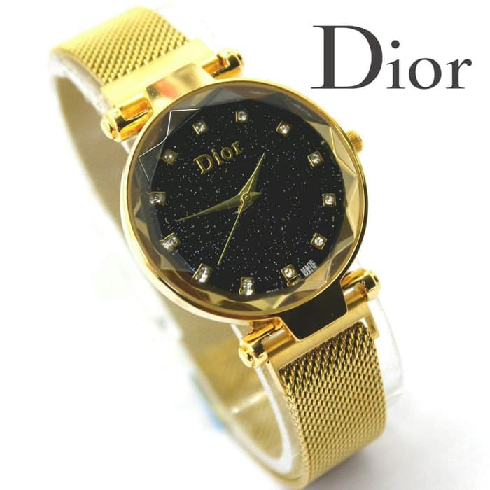JAM TANGAN WANITA / JAM TANGAN MAGNET / JAM TANGAN RANTAI MAGNET / JAM TANGAN WANITA ANALOG-GOLD