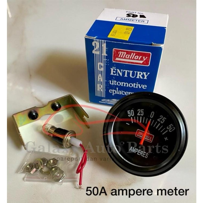 Ampere Meter Mobil Universal 50A